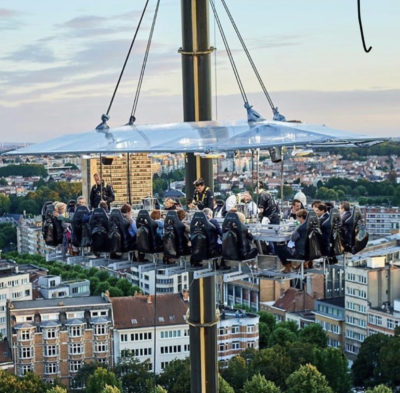 screenshot: Dica para os papais! Dinner in the Sky, a experiência gastronômica nas alturas, terá vista para o Parque do Ibirapuera