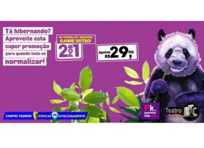 screenshot: Teatro BTC tem promoção 2 ingressos pelo preço de 1