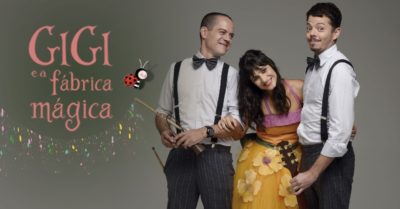 screenshot: Crianças se divertem em show online “Gigi e a Fábrica Mágica” promovido pela Unibes Cultural
