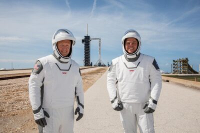 screenshot: Acompanhe AO VIVO lançamento histórico de foguete da SpaceX com astronautas da Nasa