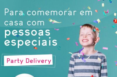 screenshot: Vai ter festa de aniversário em casa? Sua Festinha lança Party Delivery