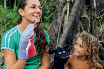 screenshot: Unicef lança podcast diário para crianças com histórias da Amazônia