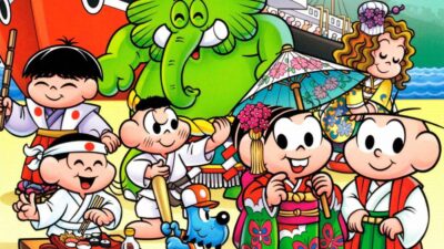 screenshot: Livro da Turma da Mônica convida os pequenos para viajar até o Japão
