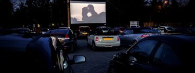 screenshot: Cine Estância Drive Park é opção de cinema ao ar livre no ABC