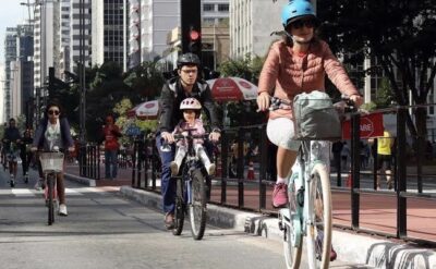 screenshot: Ciclofaixa de Lazer é reaberta em São Paulo