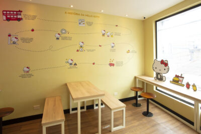 screenshot: Restaurante da Hello Kitty reabre com novidades