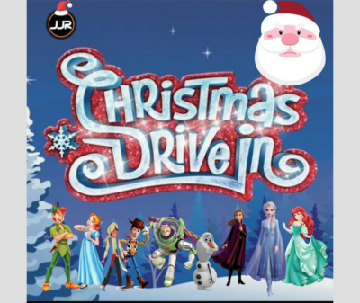 screenshot: BLACK FRIDAY! Christmas Drive-In anima o Natal com Papai Noel, personagens e muita magia