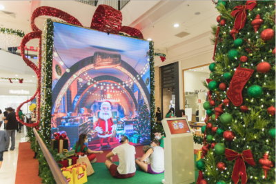 screenshot: Natal do Shopping Metrô Santa Cruz tem Papai Noel virtual e atração especial