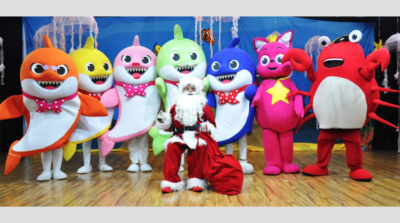 screenshot: Café da Manhã Especial + Teatro: Natal Doo Doo Shark’s com desconto no Passeios Kids