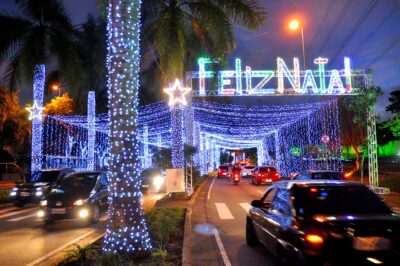 screenshot: Vila de Luz drive-thru em Santo André terá visita do Papai Noel