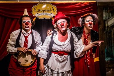 screenshot: Temporada Alfa Criança abre dia 27 de fevereiro com sessões presenciais de Estupendo Circo di SóLadies