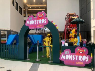 screenshot: Parque de Diversões de monstros anima o Shopping Jardim Sul