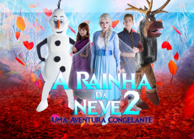 screenshot: 50% de desconto para o espetáculo A Rainha da Neve 2 – Uma Aventura Congelante no Teatro Gazeta