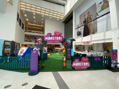 screenshot: Halloween no Shopping Jardim Sul tem parque de diversões de monstros