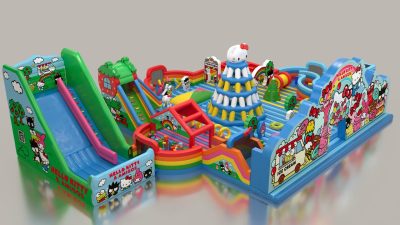 screenshot: 50 anos da Hello Kitty! Shopping Tamboré recebe parque inflável inédito na América Latina