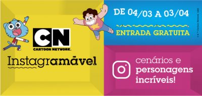 screenshot: Tietê Plaza Shopping recebe exposição instagramável do Cartoon Network