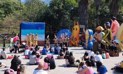 screenshot: GRATUITO: Cia PiA FraUs apresenta espetáculo “Gigantes Modernistas” em parques de SP