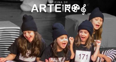screenshot: Oficina de Arteiros promove curso de férias pocket de teatro musical para crianças