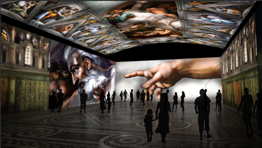 MIS Experience apresenta a exposição imersiva Michelangelo: o mestre da Capela Sistina