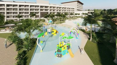 screenshot: Hotel Jequitimar inaugura parque aquático infantil