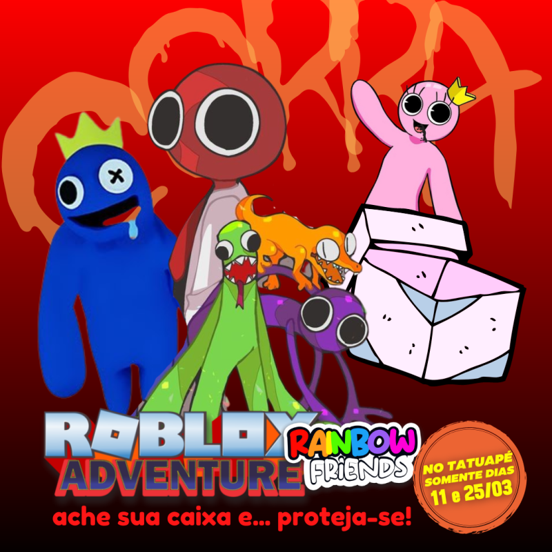 28/05) Roblox Adventure - IngressoLive - Plataforma Online de Eventos
