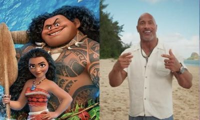 screenshot: Live-action de Moana é anunciado com Dwayne Johnson, o The Rock, no elenco