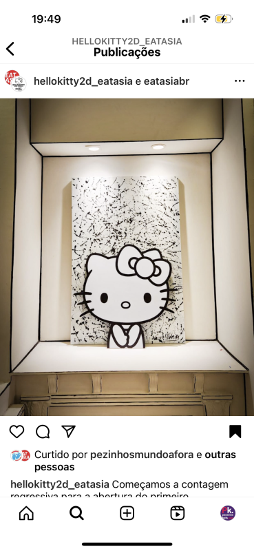 screenshot: Restaurante 2D da Hello Kitty, em SP, é o primeiro do mundo