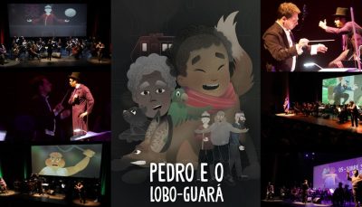 screenshot: MIS promove concerto didático brasileiro: Pedro e o lobo-guará