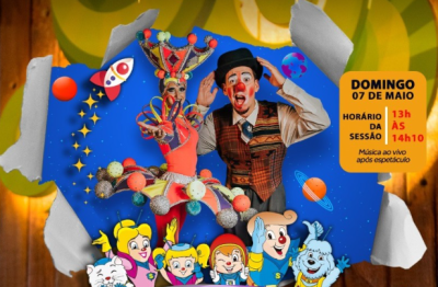 screenshot: Novidade com desconto em Santo André! O Circo Spacial se apresenta no Quintal do Espeto