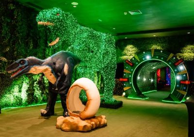 screenshot: Magic Dining Dinos – Restaurante temático que leva o público a uma viagem a era dos dinossauros
