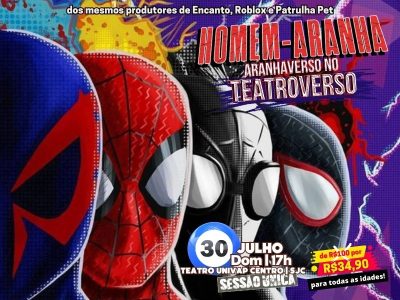 screenshot: Sucessos infantis com desconto no Teatro Univap em São José dos Campos