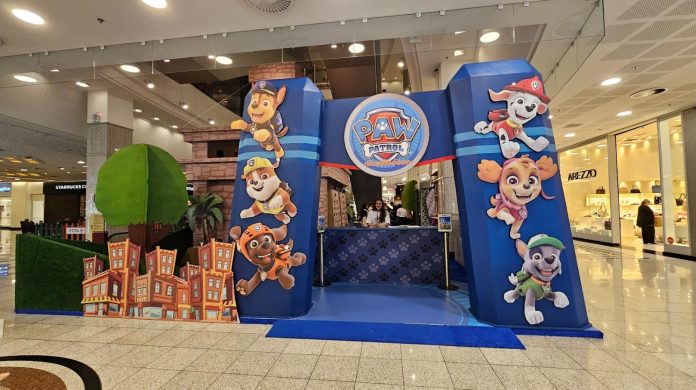 Atração Patrulha Canina no Bourbon Shopping