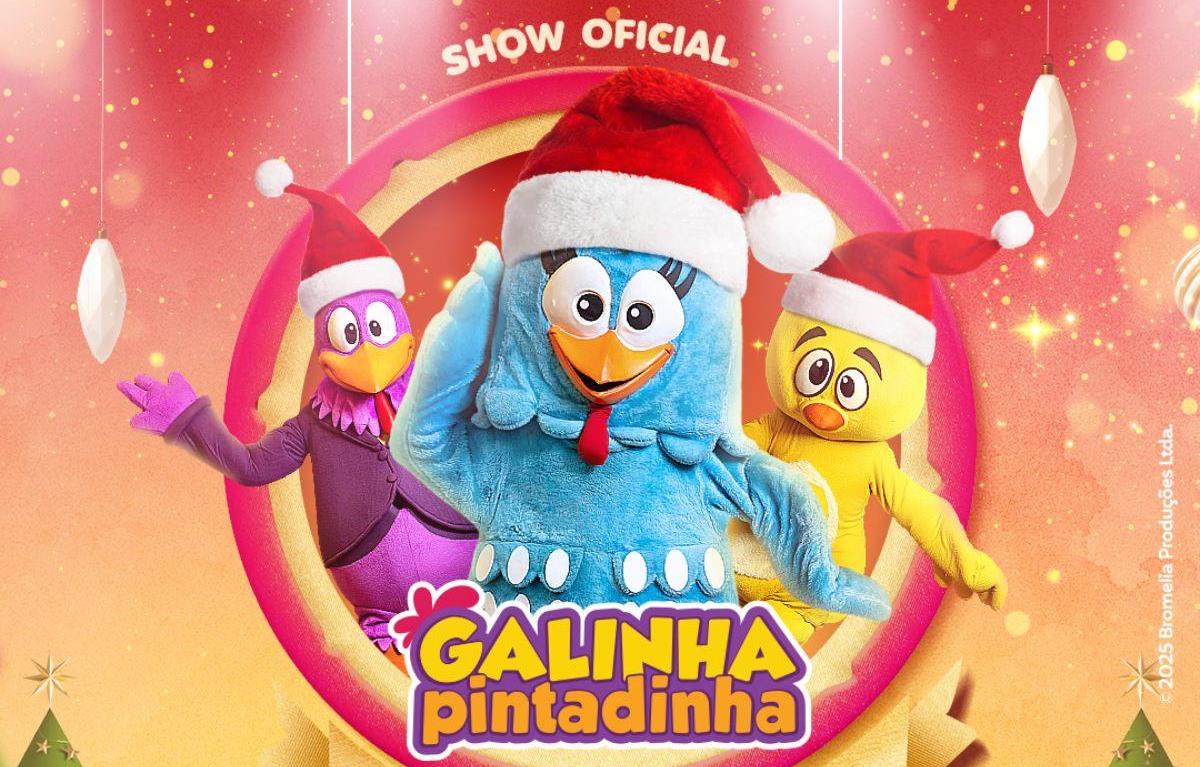 Galinha Pintadinha Em busca do Natal se apresenta na Mooca
