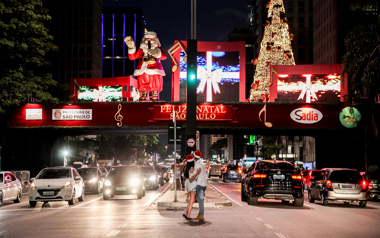 Avenida Paulista terá a presença do Papai Noel até o fim do ano - ABRASCE