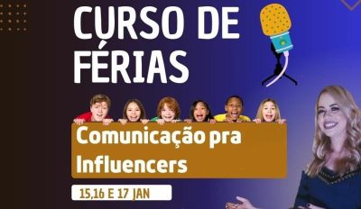 screenshot: Com desconto! Começa hoje o Curso Comunicação pra Influencers Kids no Teatro Gazeta
