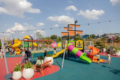 screenshot: Quintal do Ban no Shopping Parque das Bandeiras, em Campinas, tem kids park gratuito e pet park