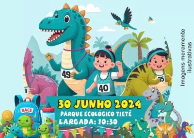 screenshot: Parque Ecológico do Tietê recebe Corrida Kids Turma do Dinossauro no final de junho