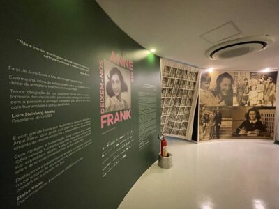 screenshot: Exposição “Anne Frank: Deixem-nos ser” está em cartaz na Unibes Cultural