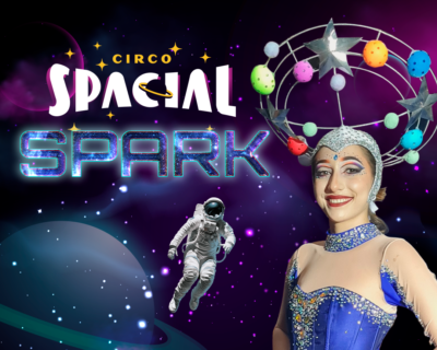 screenshot: COM DESCONTO! Circo Spacial apresenta espetáculo SPARK