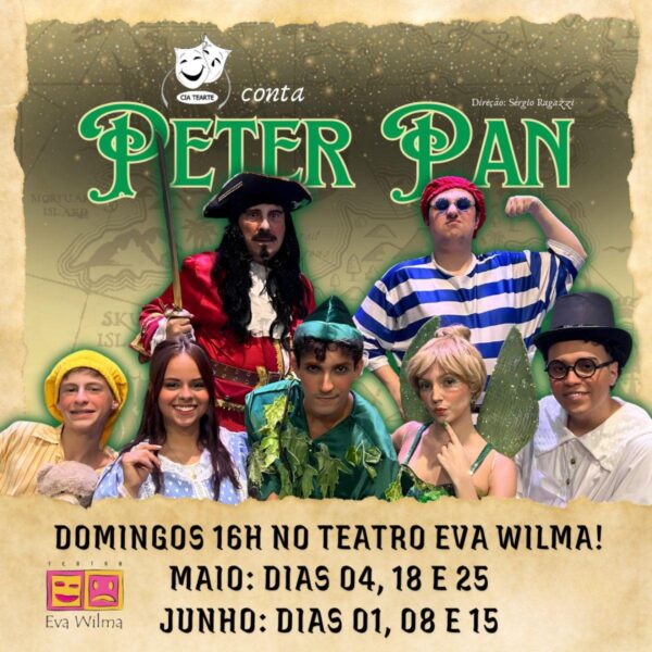 screenshot: COM 50% DE DESCONTO: Peter Pan no Teatro Eva Wilma