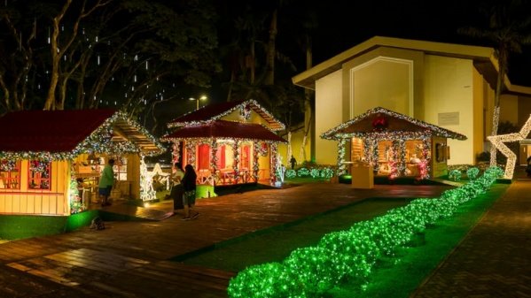 screenshot: Natal na Vilazinha de Belém é montada no Butantã com festival de luzes e música