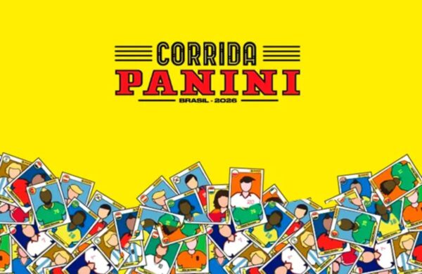 screenshot: Corrida Panini acontece em maio com percurso, troca de figurinhas e kit com álbum oficial da Copa 2026